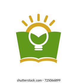 Education logo icon package template set design vector