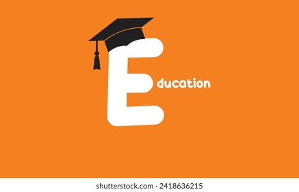 Education Logo, Icon, Study, Graduation Cap