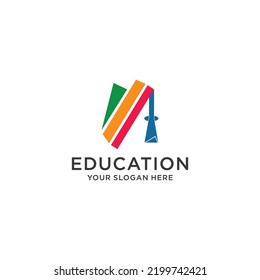 EDUCATION logo icon vector image