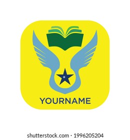 Education Logo Icon Vector Stock On A White Background .Owl Logo School collage Design Template