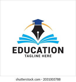 Education logo icon vector template.