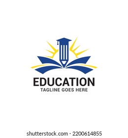 education logo icon vector template.