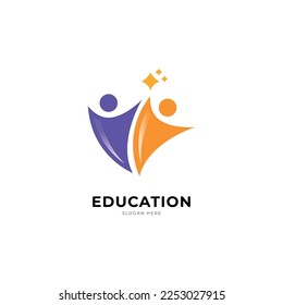 Education logo icon vector template.