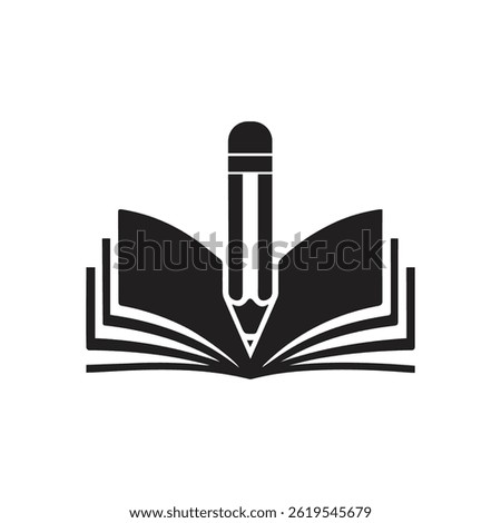 education logo isolated on white background