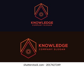 Education Logo, Education Knowledge Logo Template