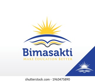 Education Logo. Leadership and Book Logo design Vector