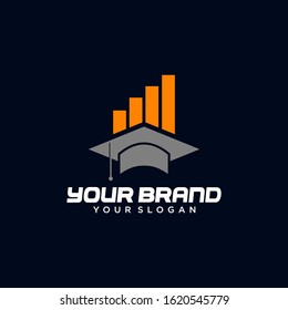Education Logo on Dark Background
