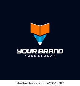Education Logo on Dark Background