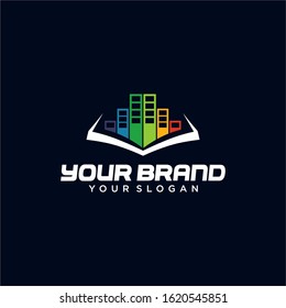 Education Logo on Dark Background