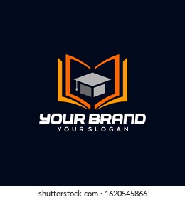 Education Logo on Dark Background