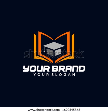 Education Logo on Dark Background