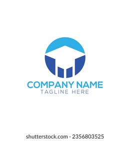 Education Logo online class concept, computer, human education logo 
