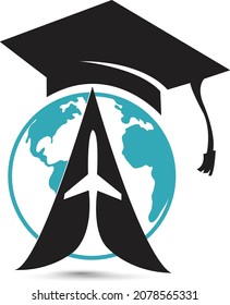 Logo educativo y diseño de vectores fotográficos