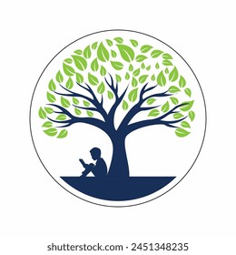 education logo simple clean and elegance