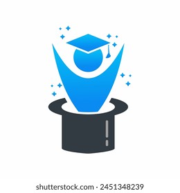 education logo simple clean and elegance