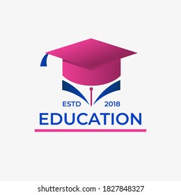Education Logo  with simple design. for educational institutions or courses