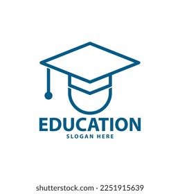 education logo simple minimalist modern
