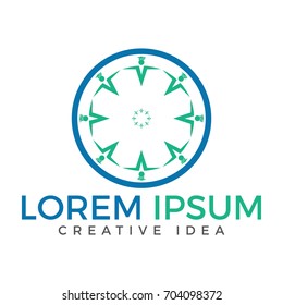 Education logo. Student community logo design.