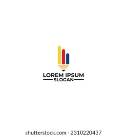 education logo, symbol of educational tools.