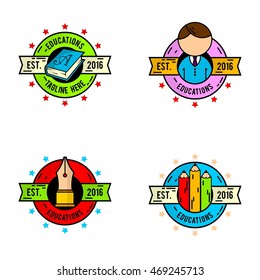 Education logo template
