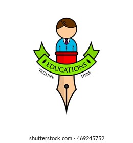 Education logo template