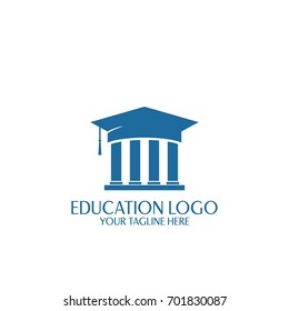 Modelo de logotipo da educação