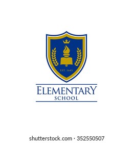 Education Logo Template, badge and shield