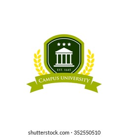 Education Logo Template, badge and shield