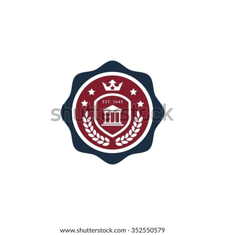 Education Logo Template, badge and shield
