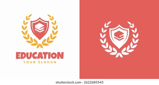 Elemento del diseño de la Plantilla del logotipo de la educación con concepto moderno.