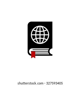 Education Logo Template. Global course logo design series