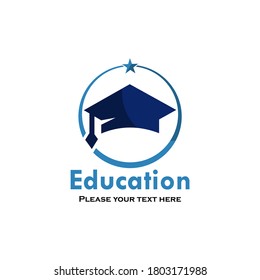 Education logo template illustration.suitable for student, academic, college etc