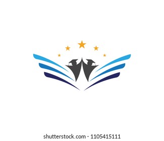Education Logo Template vector icon illustration design