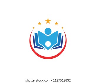 Education Logo Template vector icon illustration design