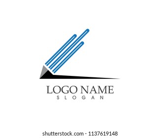 Education logo template vector icon