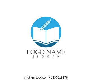 Education logo template vector icon