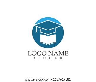 Education logo template vector icon
