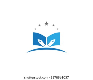 Education Logo Template vector icon illustration design