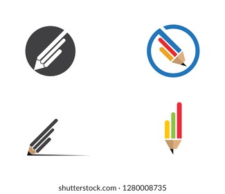 Education Logo Template vector icon illustration design
