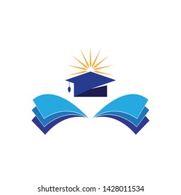 Education Logo Template vector icon illustration design