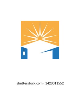 Education Logo Template vector icon illustration design
