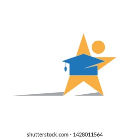 Education Logo Template vector icon illustration design