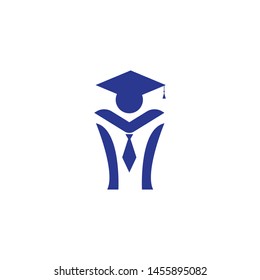 Education logo template. vector icon design
