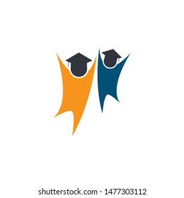 Education logo template vector icon