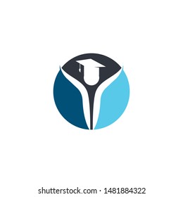 Education logo template vector icon