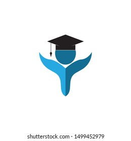 Education Logo Template vector icon illustration design