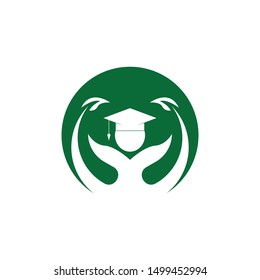 Education Logo Template vector icon illustration design