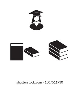 Education Logo Template vector icon illustration design