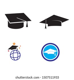 Education Logo Template vector icon illustration design