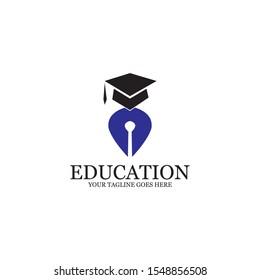 Education Logo Template vector icon illustration design